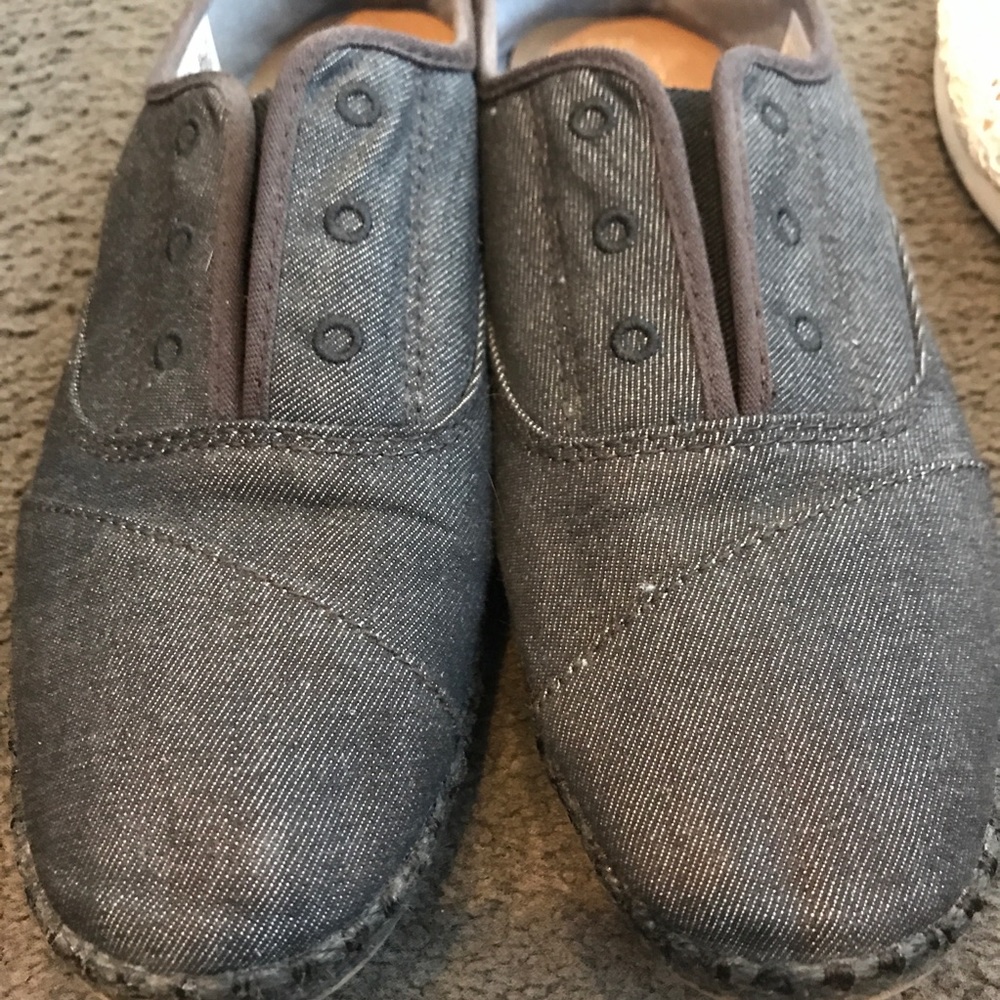 Toms denim look black